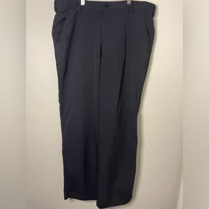 Under Armour Mens Match Play Golf Pants Size 38x32 Black 1236337